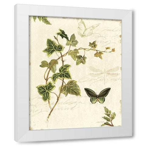 Ivies and Ferns IV White Modern Wood Framed Art Print by Audit, Lisa