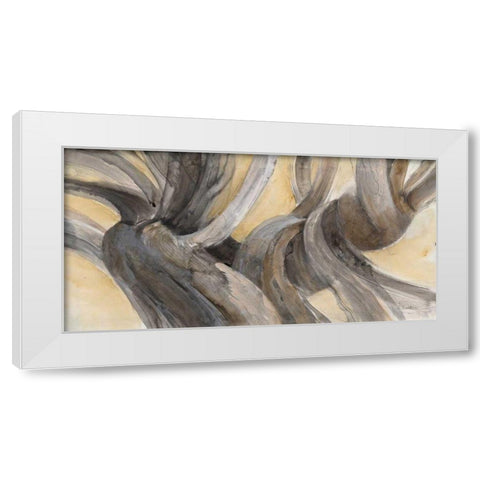Driftwood III White Modern Wood Framed Art Print by Hristova, Albena
