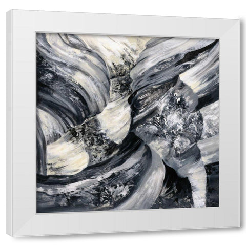 Graphic Canyon I White Modern Wood Framed Art Print by Vassileva, Silvia