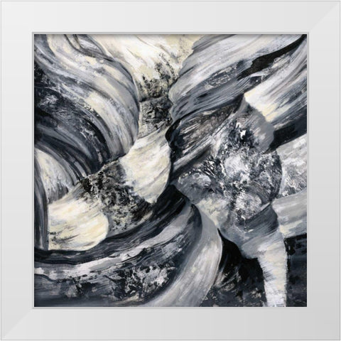 Graphic Canyon I White Modern Wood Framed Art Print by Vassileva, Silvia
