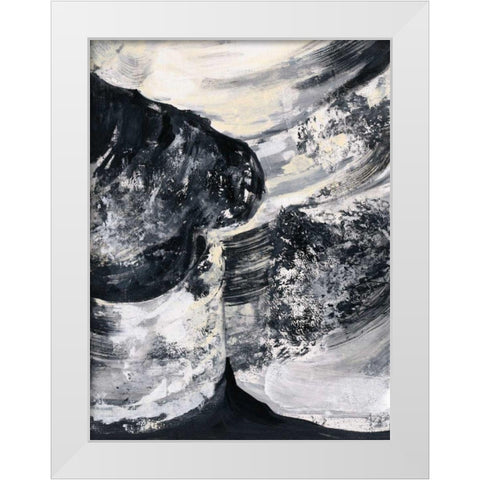 Graphic Canyon II White Modern Wood Framed Art Print by Vassileva, Silvia