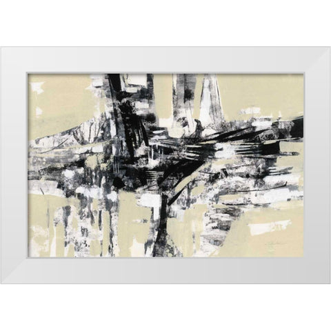 Graphic Fishermans Net White Modern Wood Framed Art Print by Vassileva, Silvia