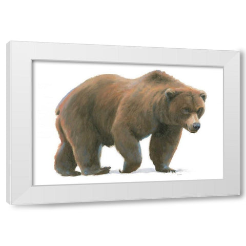 Northern Wild I White Modern Wood Framed Art Print by Wiens, James