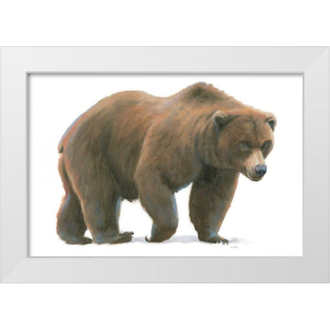 Northern Wild I White Modern Wood Framed Art Print by Wiens, James