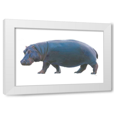 Wild and Free IV White Modern Wood Framed Art Print by Wiens, James