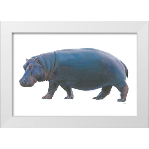 Wild and Free IV White Modern Wood Framed Art Print by Wiens, James