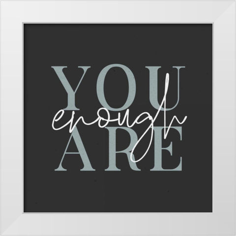 Daily Affirmations VI White Modern Wood Framed Art Print by Wild Apple Portfolio