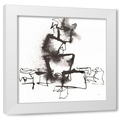 Breaking Out I White Modern Wood Framed Art Print by Paschke, Chris