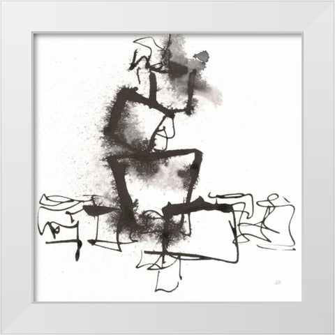 Breaking Out I White Modern Wood Framed Art Print by Paschke, Chris