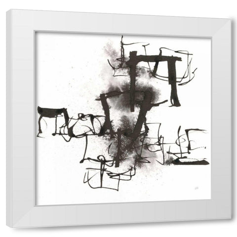 Breaking Out II White Modern Wood Framed Art Print by Paschke, Chris