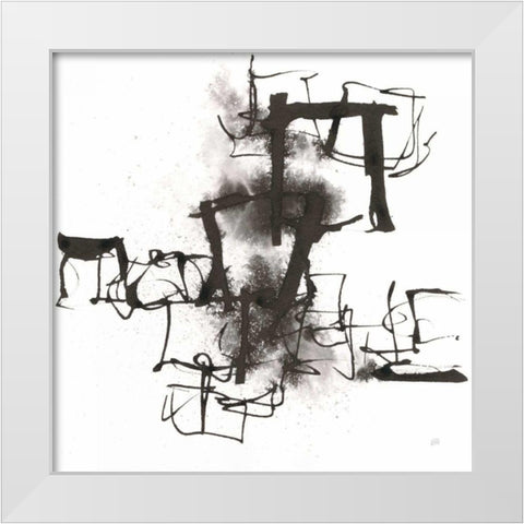 Breaking Out II White Modern Wood Framed Art Print by Paschke, Chris