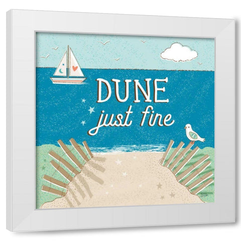 Sea and Me II White Modern Wood Framed Art Print by Averinos, Melissa