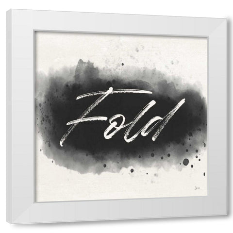 Laundry Splash III White Modern Wood Framed Art Print by Aiken, Jess