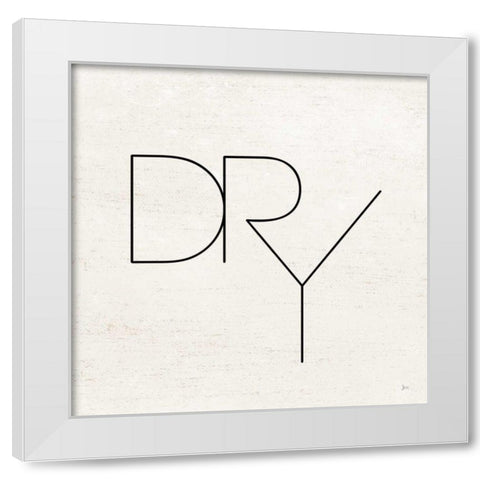 Wash Dry Fold II White Modern Wood Framed Art Print by Aiken, Jess