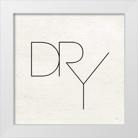 Wash Dry Fold II White Modern Wood Framed Art Print by Aiken, Jess