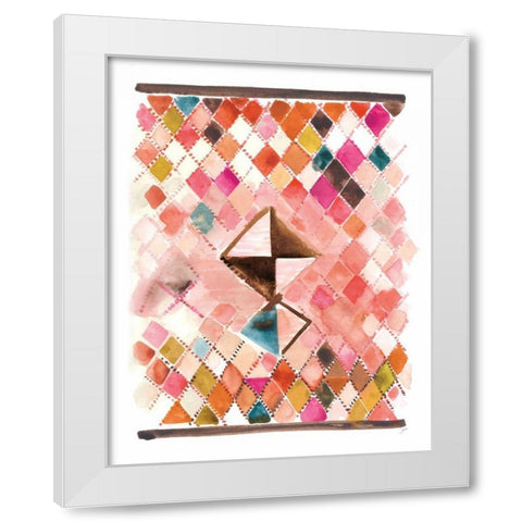 Berber Rug VI White Modern Wood Framed Art Print by Panganiban, Karyn