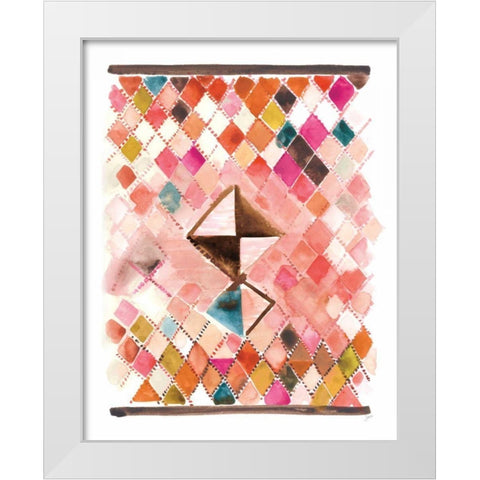 Berber Rug VI White Modern Wood Framed Art Print by Panganiban, Karyn