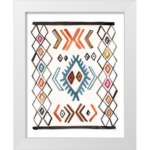 Berber Rug VIII White Modern Wood Framed Art Print by Panganiban, Karyn