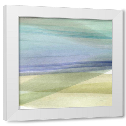 Soft Summer IV White Modern Wood Framed Art Print by Charro, Mercedes Lopez