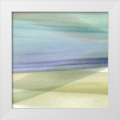 Soft Summer IV White Modern Wood Framed Art Print by Charro, Mercedes Lopez