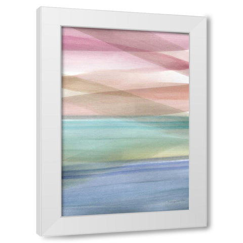Soft Summer I Warm White Modern Wood Framed Art Print by Charro, Mercedes Lopez