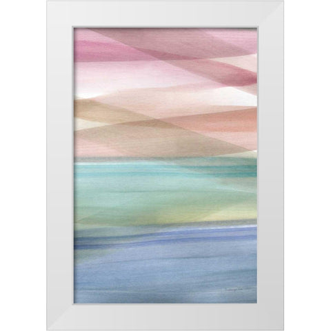 Soft Summer I Warm White Modern Wood Framed Art Print by Charro, Mercedes Lopez