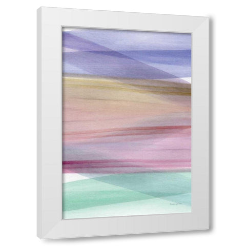 Soft Summer II Warm White Modern Wood Framed Art Print by Charro, Mercedes Lopez