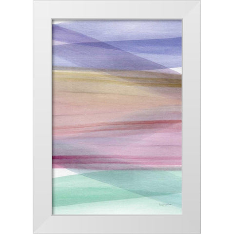 Soft Summer II Warm White Modern Wood Framed Art Print by Charro, Mercedes Lopez