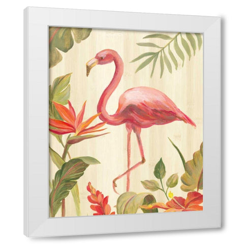 Tropical Garden X White Modern Wood Framed Art Print by Vassileva, Silvia