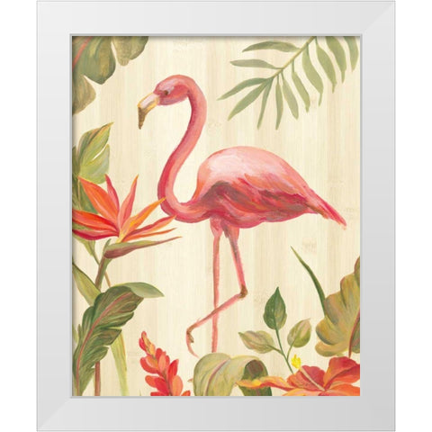 Tropical Garden X White Modern Wood Framed Art Print by Vassileva, Silvia