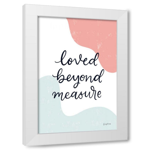 Blush Nursery II White Modern Wood Framed Art Print by Thorns, Becky