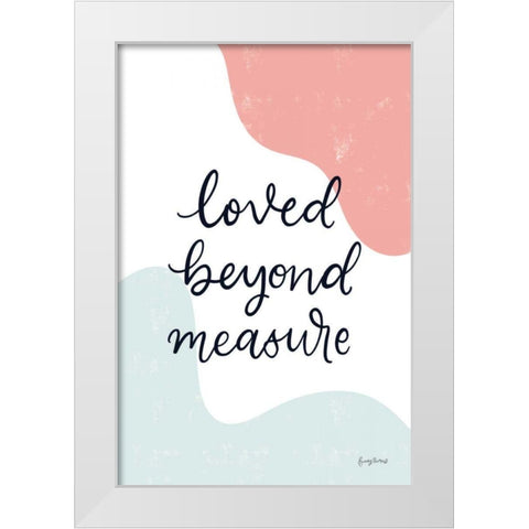 Blush Nursery II White Modern Wood Framed Art Print by Thorns, Becky