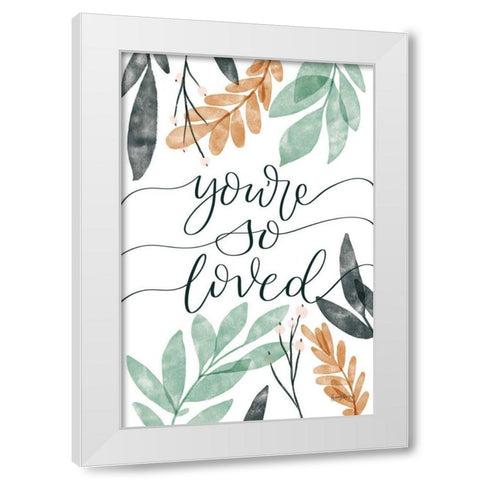 Sage Sayings II White Modern Wood Framed Art Print by Thorns, Becky