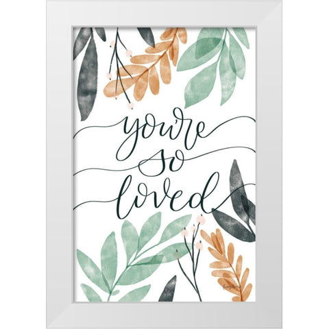 Sage Sayings II White Modern Wood Framed Art Print by Thorns, Becky