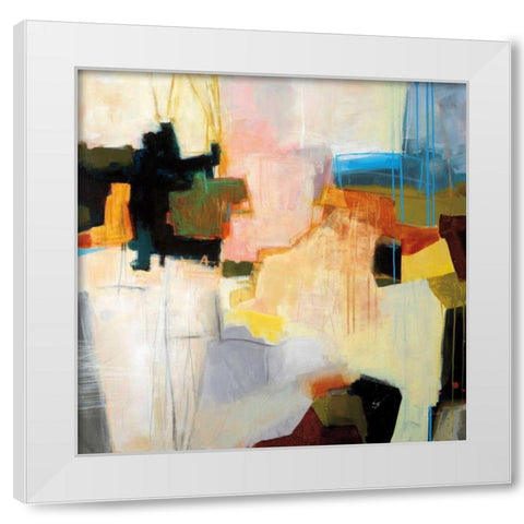 Harbours Edge White Modern Wood Framed Art Print by Davies, Jane