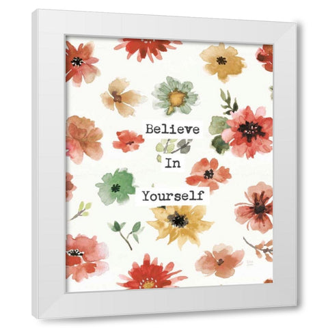 Sweet Southwest Believe White Modern Wood Framed Art Print by June, Dina