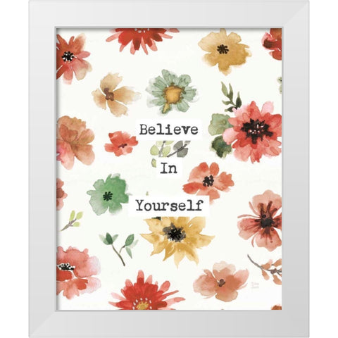 Sweet Southwest Believe White Modern Wood Framed Art Print by June, Dina