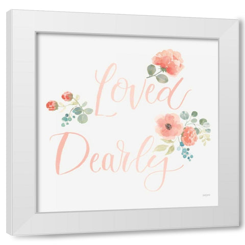 Blooming Delight VI Blush Loved White Modern Wood Framed Art Print by Jackson, Jenaya