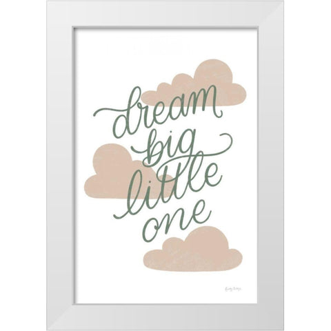 Boho Nursery IV Green White Modern Wood Framed Art Print by Thorns, Becky