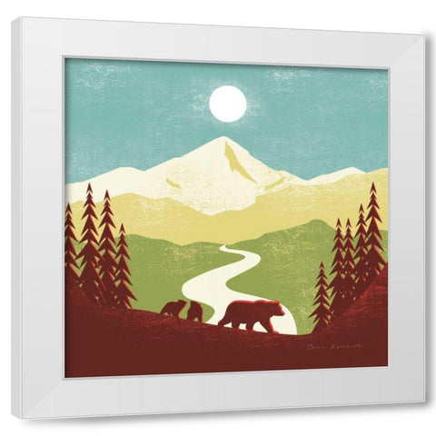 Great Outdoors I White Modern Wood Framed Art Print by Escalante, Omar