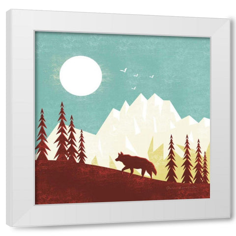 Great Outdoors IV White Modern Wood Framed Art Print by Escalante, Omar