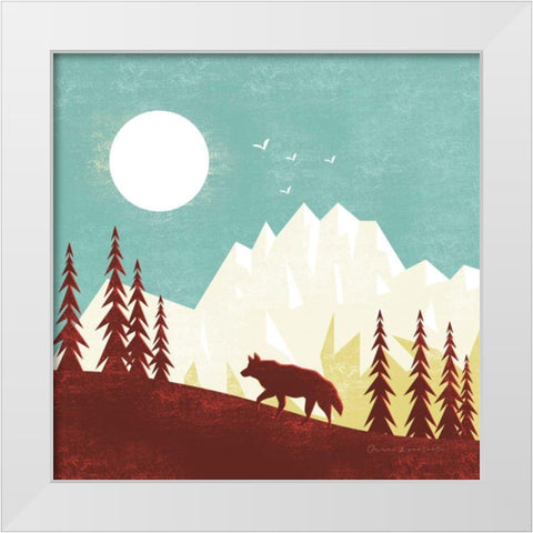 Great Outdoors IV White Modern Wood Framed Art Print by Escalante, Omar