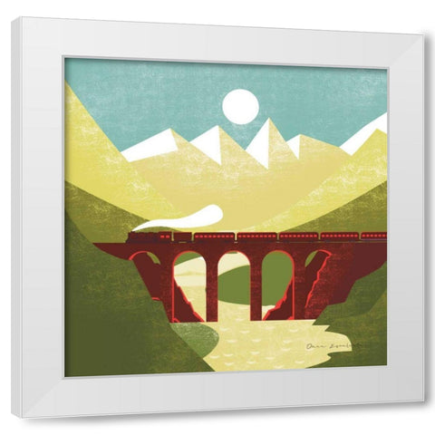 Great Outdoors VI White Modern Wood Framed Art Print by Escalante, Omar