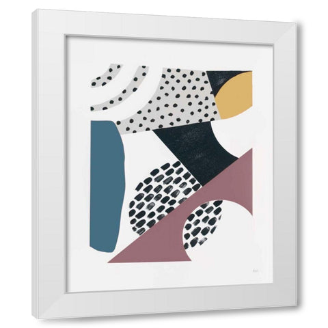 Luminous Tumble II Dark White Modern Wood Framed Art Print by Marshall, Laura