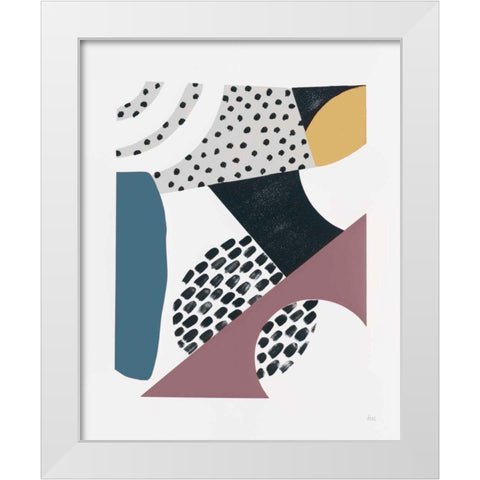 Luminous Tumble II Dark White Modern Wood Framed Art Print by Marshall, Laura