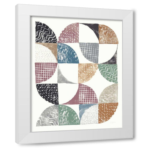 Colorful Night Sky I White Modern Wood Framed Art Print by Prahl, Courtney