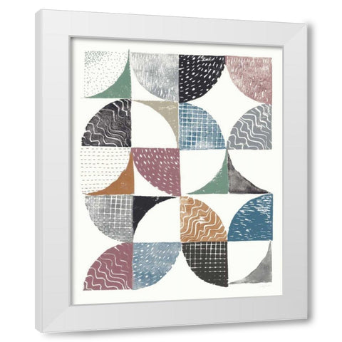 Colorful Night Sky II White Modern Wood Framed Art Print by Prahl, Courtney