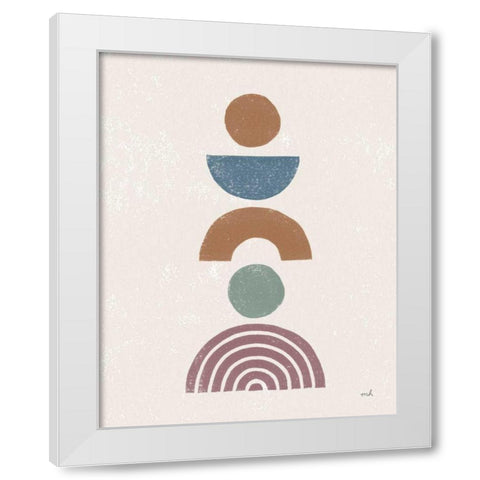 Minimalist Boho II Dark White Modern Wood Framed Art Print by Hershey, Moira