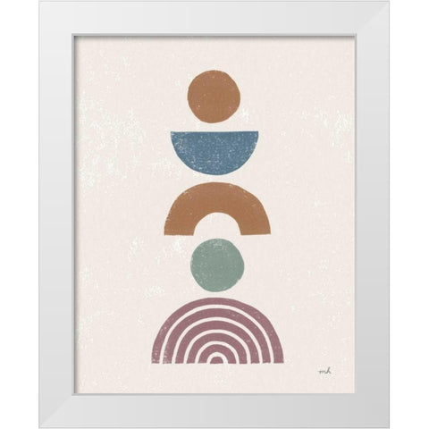 Minimalist Boho II Dark White Modern Wood Framed Art Print by Hershey, Moira