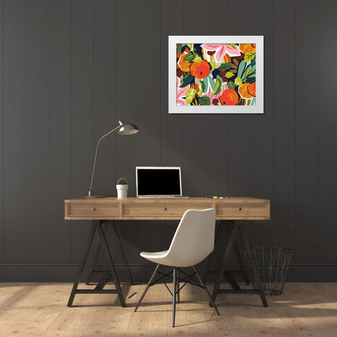 Apple Orchard I White Modern Wood Framed Art Print by Gallagher, Megan